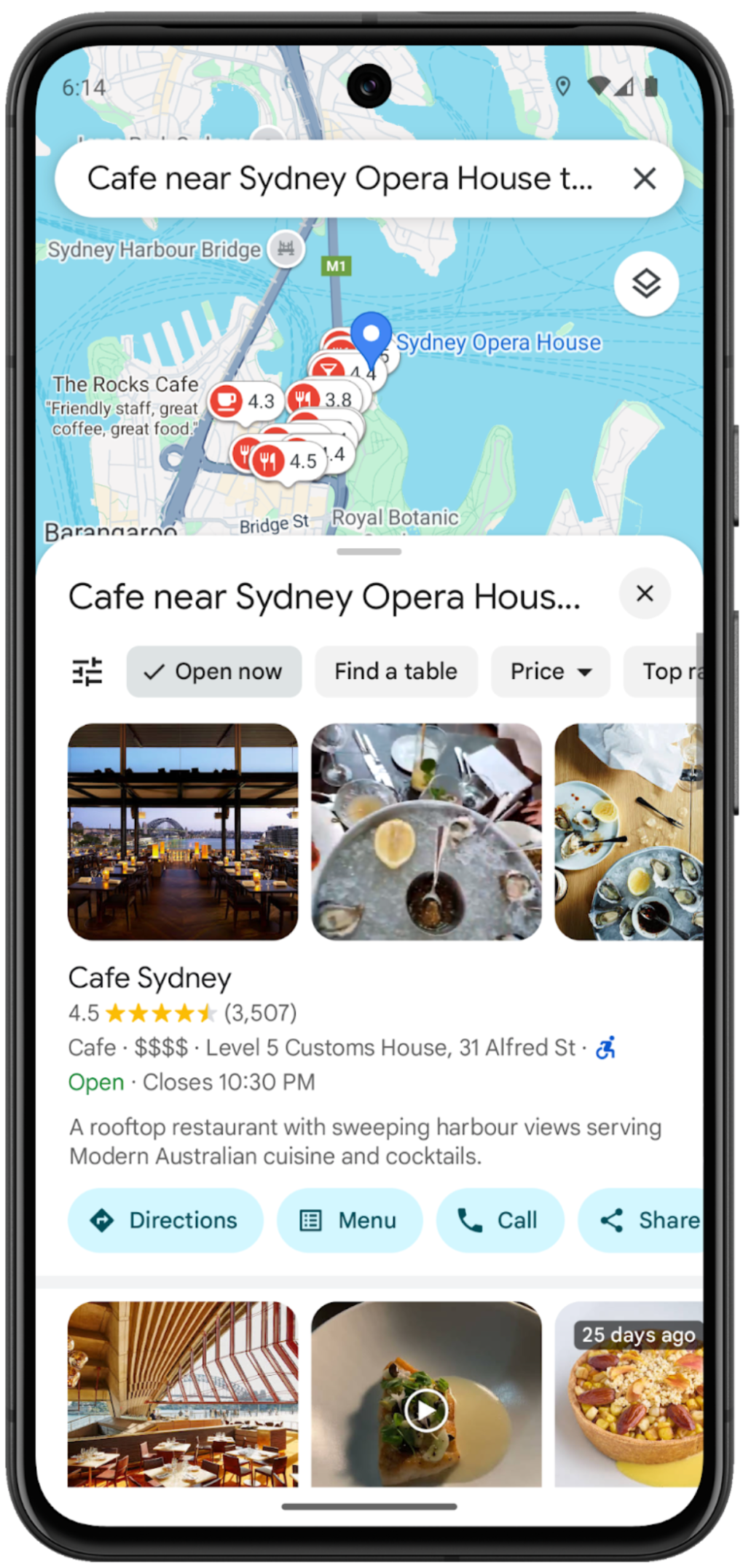 Categorical search - nearby places