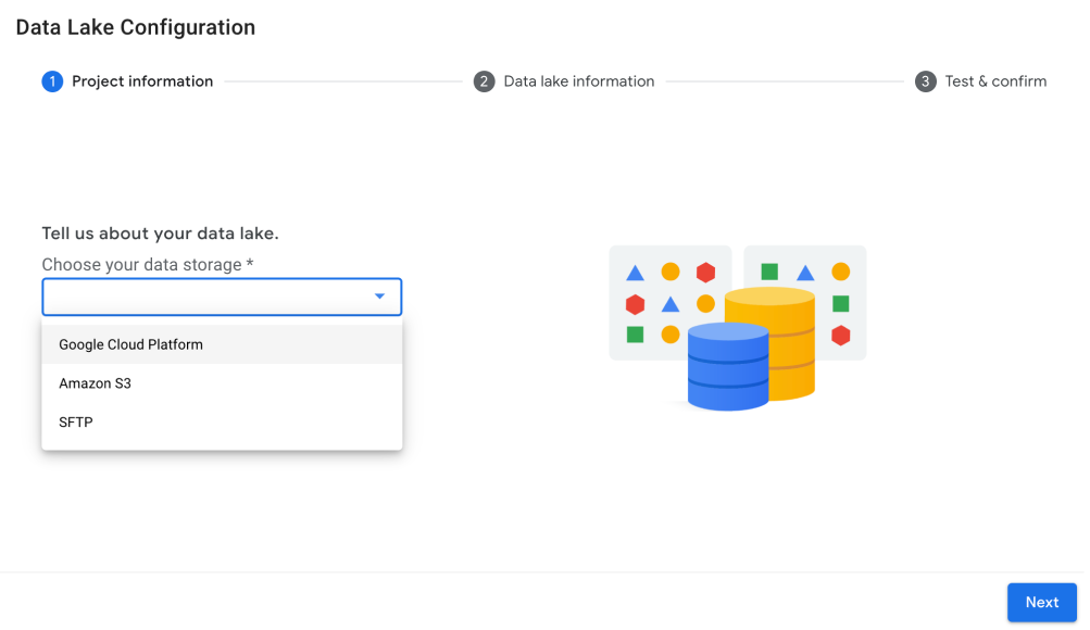 Data Lake config